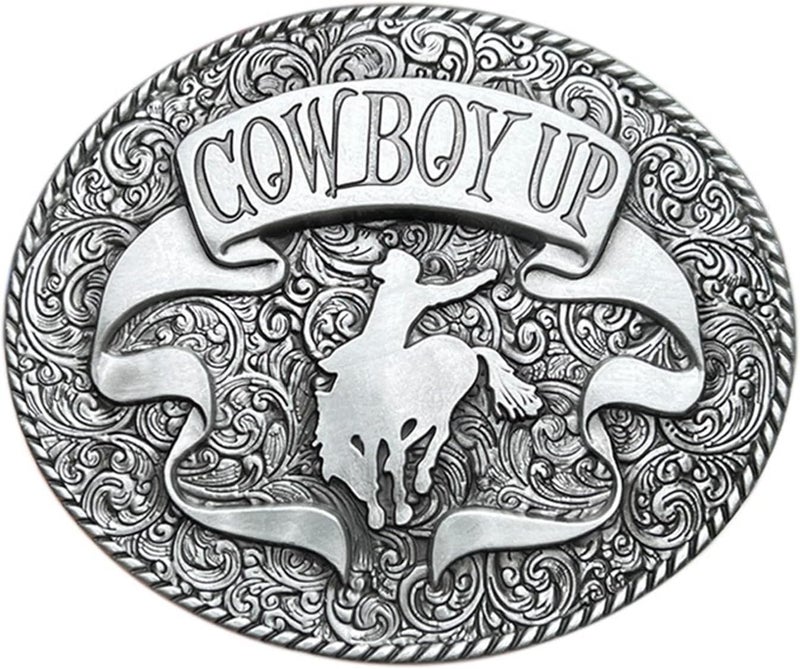 Seternaly Western Cowboy/Cowgirl Belt Buckles Punk Rodeo Horseman Belt Buckle for Men Women Boy Girl Youth - Image 1
